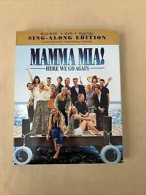 Mamma Mia! Here We Go Again Blu-Ray DVD + Digital New Sealed Sing Musical Mama • $8.99