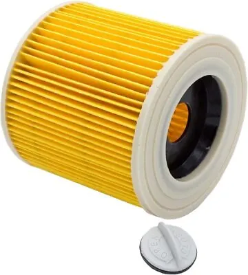 Cartridge Filter For Karcher MV2 WD3 WD 3 P Wet And Dry Hoover Vacuum Cleaner  • £7.99