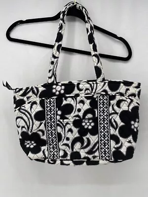 Vera Bradley Quilted Mandy Black & White Night & Day Medium Tote And Wallet  • $34.99