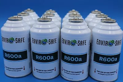 R600A 600a MODERN Refrigerant 12 Convenient 6 Oz. Cans Isobutane R-600 Gas • $112