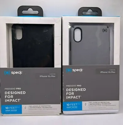 Speck Presidio Pro Series Case For IPhone Xs Max (6.5 ) - Gray / Grey • $6.95