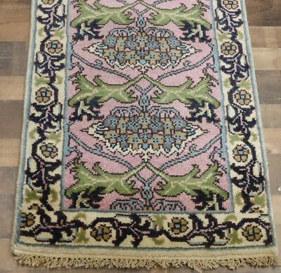 $240.53 • Buy 2'6 X10' New William Morris Hand Knotted Wool Arts & Crafts Oriental Rug Runner