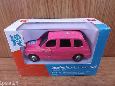 Corgi TY66129 Destination London 2012 Olympics Model Taxi #27 Handball • £2