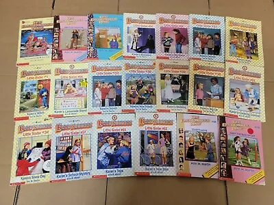 Lot Of 10 Of The Baby-sitters Club-Little Sister Ann M. Martin Books RANDOM MIX • $27.77