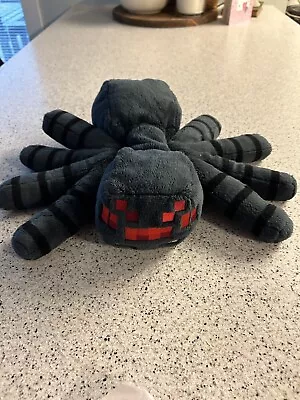 Minecraft Large Spider Plush Stuffed Animal Mojang Game Spin Master EUC • $0.99