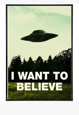 I Want To Believe UFO Poster By Trends 23616 • $10.26