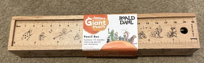 £9.99 • Buy Roald Dahl James And The Giant Peach Pencil Box Wooden Brand New