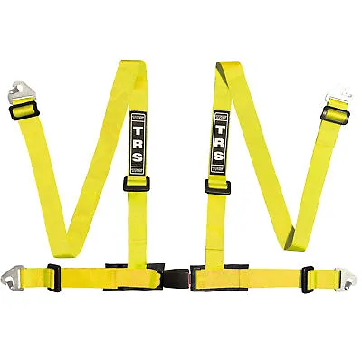 TRS 4 Point Clubman ECE Race / Rally Harness With 2 Inch Straps In Yellow • £100.80