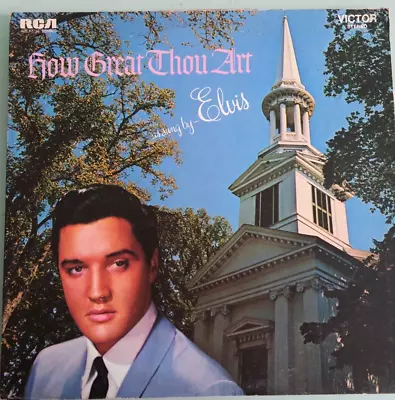 Elvis Presley How Great Thou Art USA Pressing 12'' Vinyl Lp 1967 KING OF ROCK • $19.99