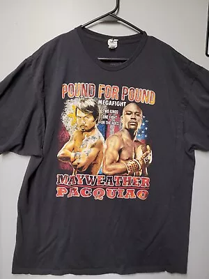 LOT OF 2 Floyd Mayweather Vs Manny Pacquiao Men T-shirt 3XL • $19