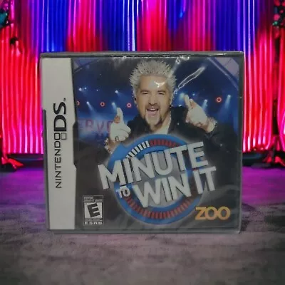 Minute To Win It Nintendo DS 2010 Factory Sealed Brand New Guy Fieri Videogame • $6.50