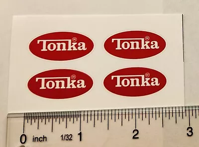 Tonka Logo Sticker 1976 To 1977 Vintage Oval Vinyl Decals Regular Tonka  • $4.99