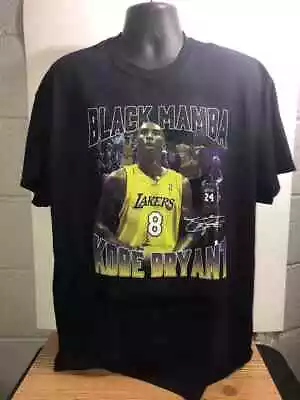 Kobe Bryant 90s Bootleg Style T Shirt La Lakers Black Mamba Size Xl • $23.99