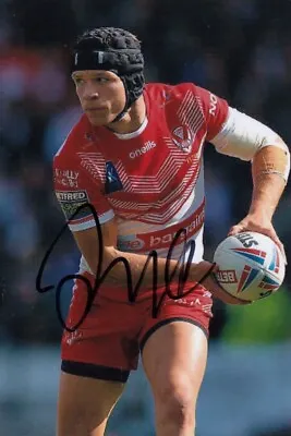 Jonny Lomax Hand Signed St Helens 6x4 Photo Rugby League Autograph 4 • £2.99