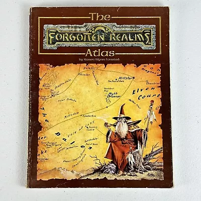 The Forgotten Realms Atlas Advanced Dungeons And Dragons 1990 • $59.99