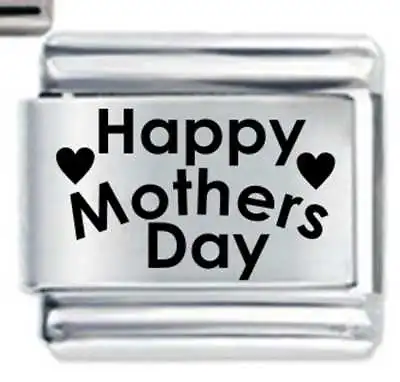 £4.21 • Buy Happy Mothers Day Heart * Mum Family * Daisy Charm Fits Italian Modular Charms