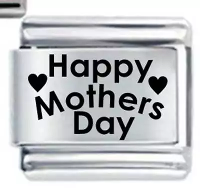 Happy Mothers Day Heart * Mum Family * Daisy Charm Fits Italian Modular Charms • £4.45