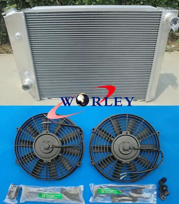 Radiator & Fan FOR FORD FALCON XA/XB/XC/XD/XE FAIRMONT CLEVELAND 302/351 V8 • $210