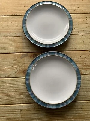 £17.99 • Buy 2 Denby Azure Coast  Tea Plates 7.2 Inches