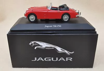 New Boxed Atlas Editions  1:43 Ixo   Jaguar Xk 150   Red Convertible Car Model • £19.91