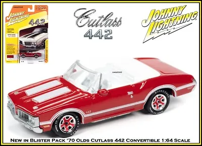 Johnny Lightning '70 Olds Cutlass 442 Convertible 1/64th Diecast Car JLCG022B • $6.95