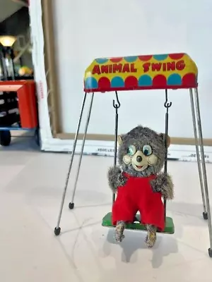 Vintage 1960's Japan Animal Swing Wind-Up Toy • $35.99