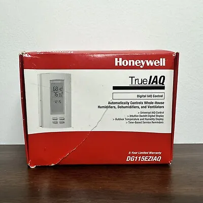 £72.10 • Buy Honeywell TrueIAQ Digital Automatic Humidistat & Outdoor Sensor DG115EZIAQ