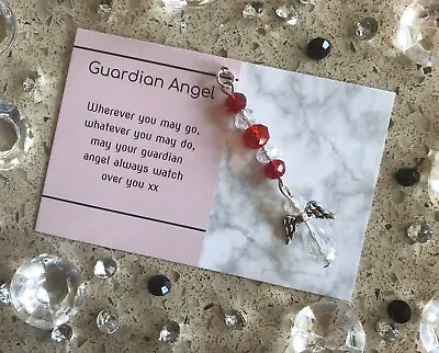 £3.10 • Buy Hanging Crystal Guardian Angel (Jan Birthstone) Christmas Gift Stocking Filler