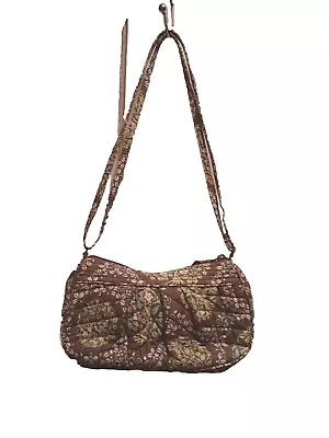 Vera Bradley Small Shoulder Bag Crossbody Ajustable Sittin In A Tree Print • $11.24