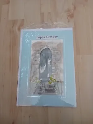 £2 • Buy Original Hand Painted Watercolour Happy Birthday Card Large Handmade