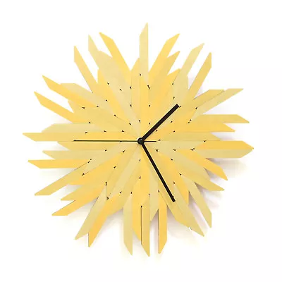 £136.51 • Buy Haystack Gold - 16  Organic Wall Clock Made Of Gold Painted Plywood By Ardeola