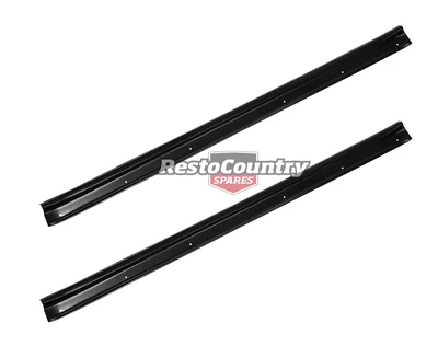$389 • Buy Holden Torana LX UC Hatch BLACK Scuff Plates PAIR Hatchback 2 Door Floor Trim