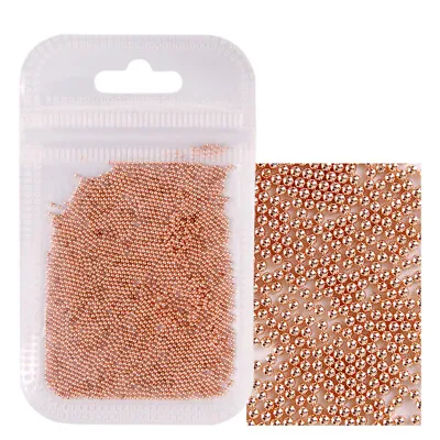 Nail Art Caviar Bead 10g Rhinestone Nail Art Micro Steel Ball Decorations UV Gel • $2.28