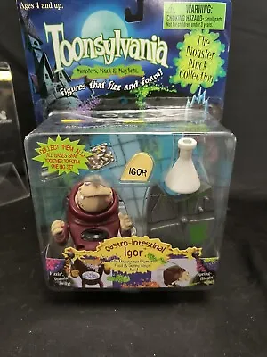 VTG 1998 Toy Island Toonsylvania Igor Action Figure Sealed New L04 • $14.99