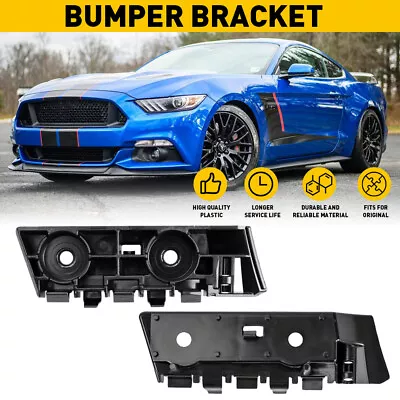 Bumper Bracket For 2015-2017 Mustang 2Pcs Front Ford Drive LH &Passenger RH Side • $16.99