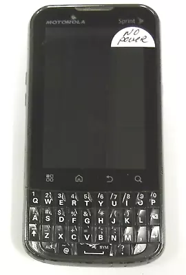 Motorola XPRT / Expert MB612 - Black ( Sprint ) Rare Android Smartphone • $4.24