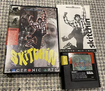 Skitchin SEGA Mega Drive Boxed With Manual Electronic Arts 1994 • $79