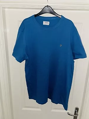 Farah T-Shirt. Size Extra Large Blue • £5