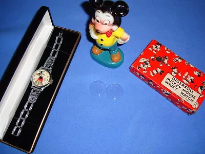 Ingersoll Mickey Mouse Wrist Watch Replacement Crystal New.  Must See Ad LOOK • $25.95