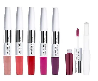 Maybelline Super Stay 24H* Color Dual Lipstick - Select Your Shade - New & Boxed • £7.95