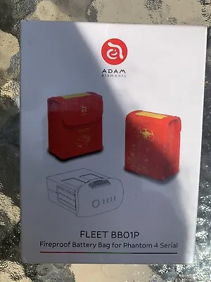 $41.13 • Buy Adam Elements Fleet BB01P Fireproof Battery Bag For DJI Phantom 4 Series, Black