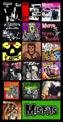 MISFITS Album Discography Magnet (4.5  X 3.5 ) Punk Rock Glenn Danzig • $5.99