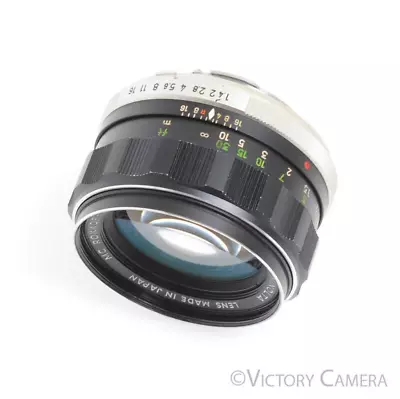 Minolta Rokkor-PF MC 58mm F1.4 Prime Lens -Clean- • $96.72