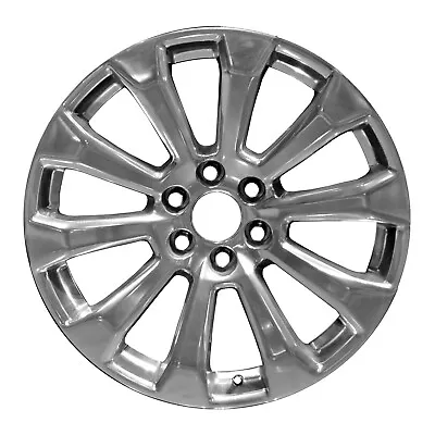 22x9 10 Spoke Used Aluminum Wheel; Take-Off Metallic Polished 560-05922 • $334.89