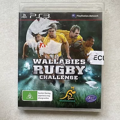 Wallabies Rugby Challenge For The Sony Playstation 3/PS3 - GC/AUS/PAL 🐙 • $6