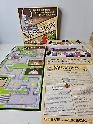 Steve Jackson Games Munchkin Deluxe Board Game SJG1483 • $24.99