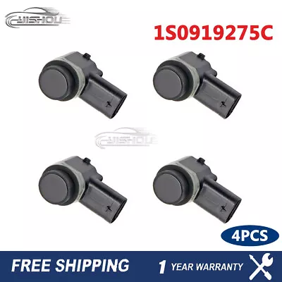 4PCS PDC Parking Sensor 1S0919275C Back Sensor Optical For Audi VW Passat Seat • $22.90