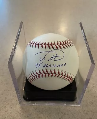 Todd Pratt Philadelphia Phillies/New York Mets Signed MLB Baseball 93 NL Champs • $21.95