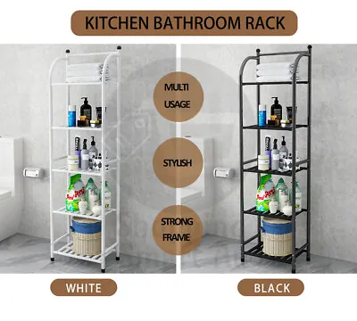$66.45 • Buy 5 Tier Storage Rack Shelving Unit Storage Rack Shelf Shelves Kitchen Bathroom La