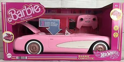 Barbie The Movie Hot Wheels RC Barbie Corvette Remote Control Car Brand New 2023 • $123.97